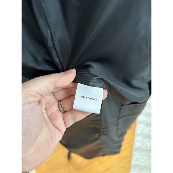 Pronto Uomo Marled Black Wool & Cashmere Blend Peacoat 42R - Picture 9 of 10